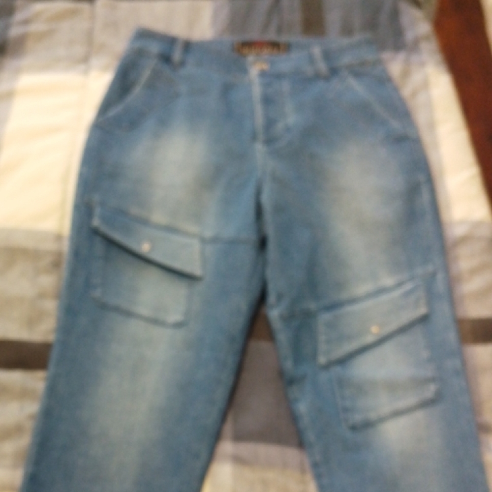 ! A6 Mirgani 6 Cotton Cargo Jeans